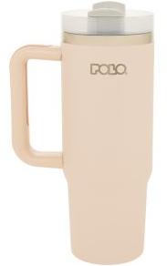 ΚΟΥΠΑ ΘΕΡΜΟΣ POLO 900ML LIGHT PINK-ΑΝΟΙΧΤΟ ΡΟΖ 3801 THERMO MUG INOX