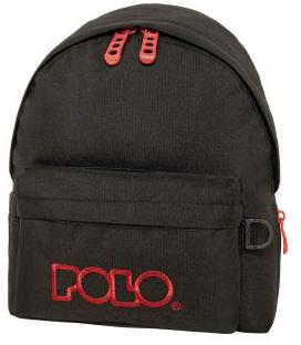 ΤΣΑΝΤΑ POLO MINI BLACK/BORDEAUX-ΜΑΥΡΟ/ΜΠΟΡΝΤΩ 2033