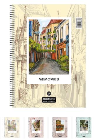 ΤΕΤΡΑΔΙΟ Α4 1ΘΕΜ SALKO MEMORIES