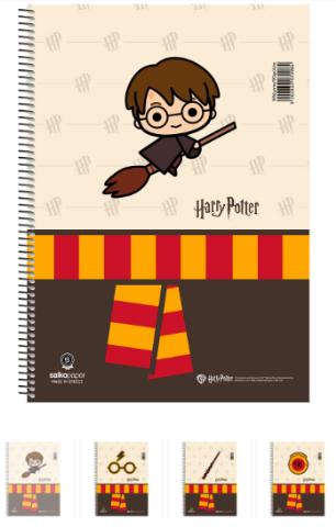 ΤΕΤΡΑΔΙΟ Α4 3ΘΕΜ HARRY POTTER CHARMS