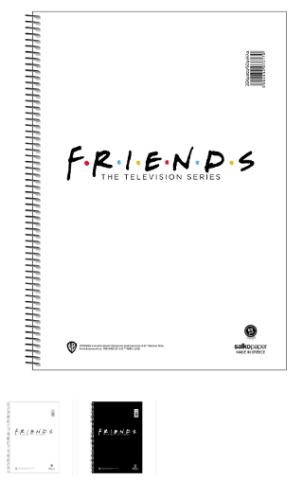 ΤΕΤΡΑΔΙΟ Α4 1ΘΕΜ SALKO FRIENDS vol.1
