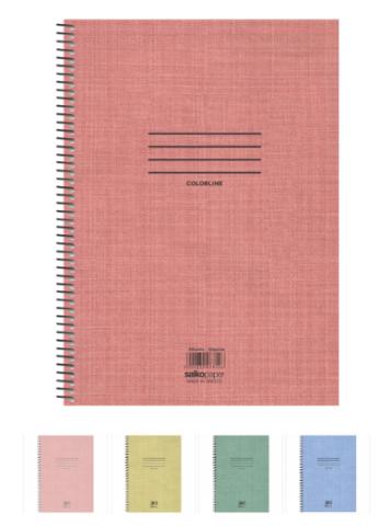 ΤΕΤΡΑΔΙΟ Α4 1ΘΕΜ SALKO COLORLINE