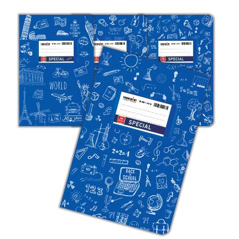 ΤΕΤΡΑΔΙΟ 17Χ25 50Φ SPECIAL DOODLES ΜΠΛΕ