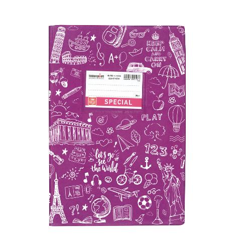 ΤΕΤΡΑΔΙΟ ΕΞΗΓΗΣΗ DOODLE 17Χ25 50Φ ΜΩΒ