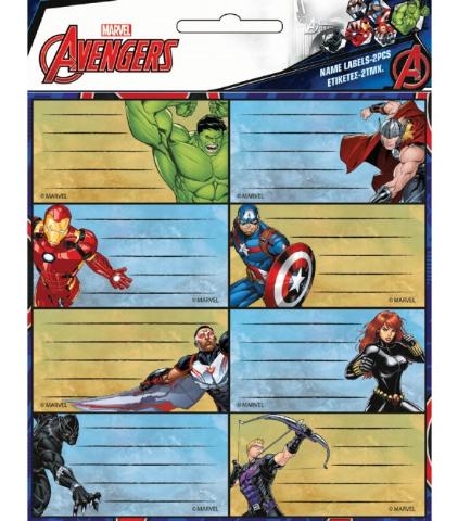 ΕΤΙΚΕΤΕΣ ΣΧΟΛΙΚΕΣ GIM AVENGERS