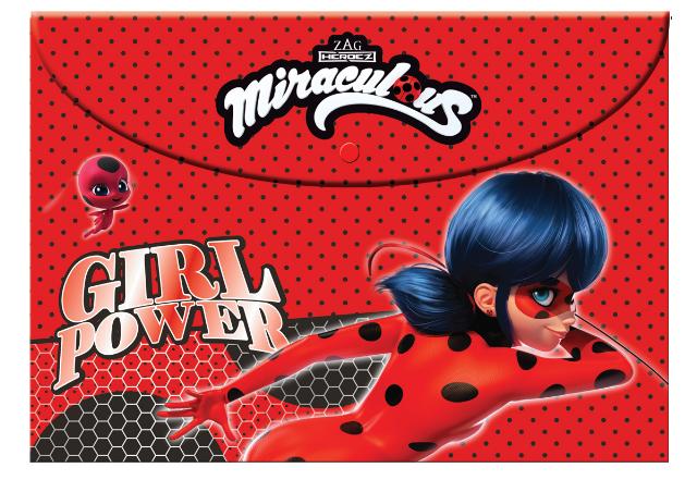 ΦΑΚΕΛΟΣ ΜΕ ΚΟΥΜΠΙ Α4 ΣΧΟΛΙΚΟ GIM ΡΡ LADYBUG