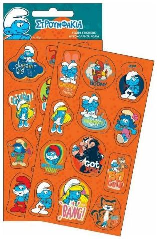 ΑΥΤΟΚΟΛΛΗΤΑ GIM STICKER SHINING SMURFS