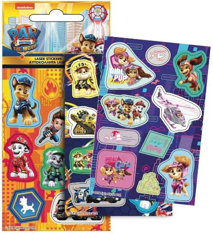ΑΥΤΟΚΟΛΛΗΤΑ GIM LASER PAW PATROL MOVIE