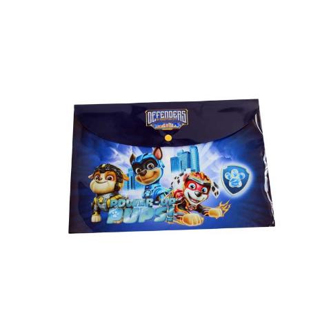 ΦΑΚΕΛΟΣ ΜΕ ΚΟΥΜΠΙ Α4 ΣΧΟΛΙΚΟ PAW PATROL 21580
