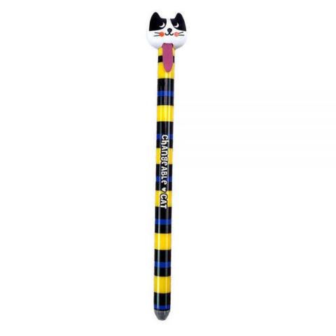 ΣΤΥΛΟ ΜΕ ΓΟΜΑ GIM PEN CAT YELLOW