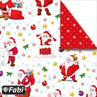 ΧΑΡΤΟΝΙ 50Χ70 XMAS SANTA WHITE