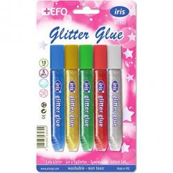 ΧΡΥΣΟΣΚΟΝΗ GLITTER +EFO IRIS 13ML 5ΧΡΩΜΑΤΑ