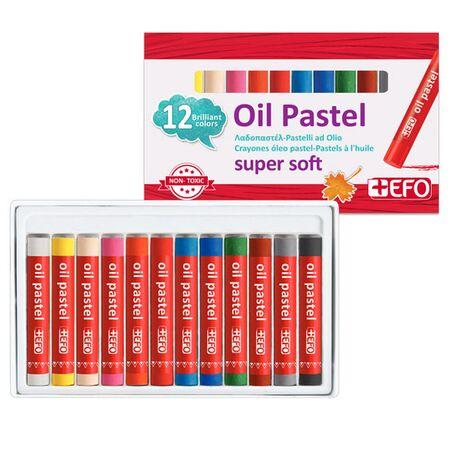 ΛΑΔΟΠΑΣΤΕΛ 12 ΧΡΩΜΑΤΩΝ +EFO SUPER SOFT O10MM x 70MM