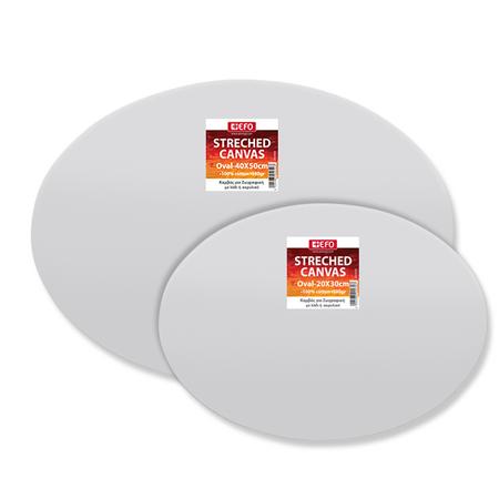 ΚΑΜΒΑΣ ΣΕ ΤΕΛΑΡΟ ΟΒΑΛ 20X30 +EFO 380GR