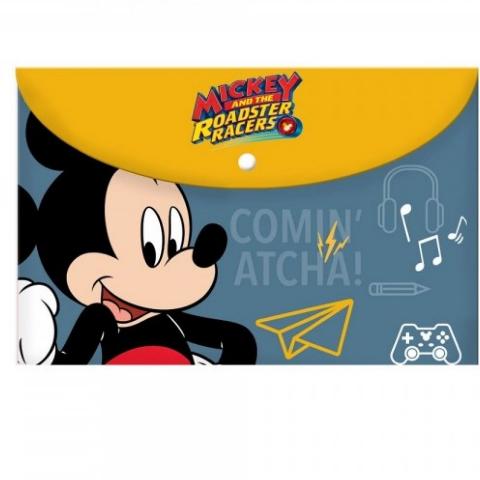 ΦΑΚΕΛΟΣ ΜΕ ΚΟΥΜΠΙ Α4 ΣΧΟΛΙΚΟ MICKEY 561558