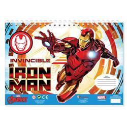 ΜΠΛΟΚ ΖΩΓΡΑΦΙΚΗΣ 23Χ33 40Φ IRON MAN 506007