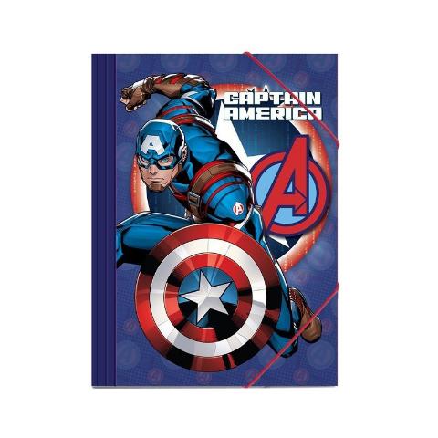 ΝΤΟΣΙΕ ΜΕ ΛΑΣΤΙΧΟ ΣΧΟΛΙΚΟ 25Χ35 CAPTAIN AMERICA 506115