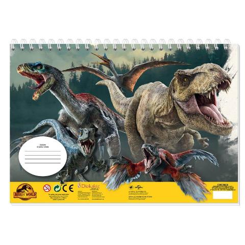 ΜΠΛΟΚ ΖΩΓΡΑΦΙΚΗΣ 23Χ33 40Φ JURASSIC 570911