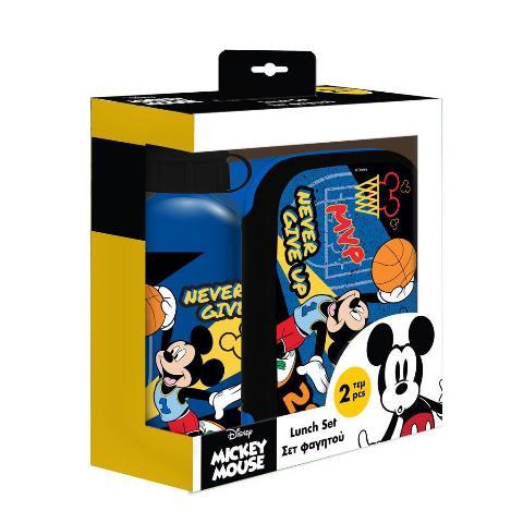 ΣΕΤ ΦΑΓΗΤΟΔΟΧΕΙΟ ME ΠΑΓΟΥΡΙ ΑΛΟΥΜΙΝΙΟΥ MICKEY 563552