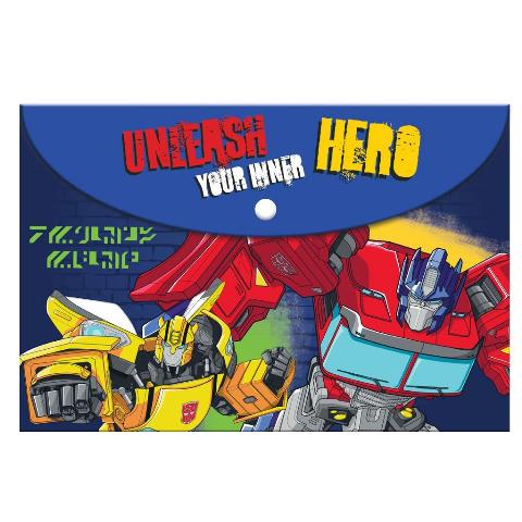 ΦΑΚΕΛΟΣ ΜΕ ΚΟΥΜΠΙ Α4 ΣΧΟΛΙΚΟ TRANSFORMERS 483245