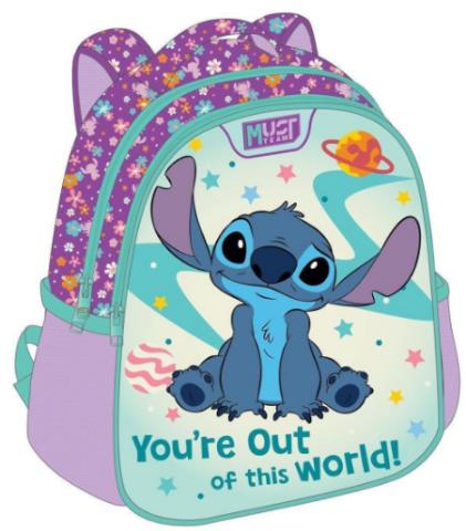 ΤΣΑΝΤΑ ΝΗΠΙΑΓΩΓΕΙΟΥ 2ΘΗΚΕΣ LILO & STITCH YOU'RE OUT OF THIS WORLD 27Χ10Χ31