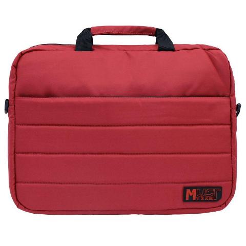 ΤΣΑΝΤΑ ΕΠΑΓΓΕΛΜΑΤΙΚΗ LAPTOP MUST TEAM ΚΟΚΚΙΝΗ 39Χ7Χ29