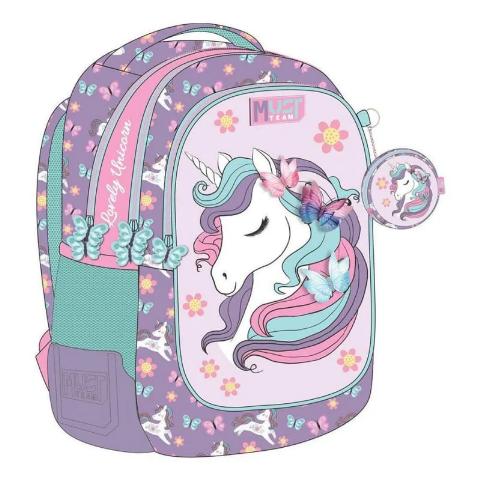 ΤΣΑΝΤΑ MUST TEAM 3ΘΗΚΕΣ LOVELY UNICORN 32Χ18Χ43