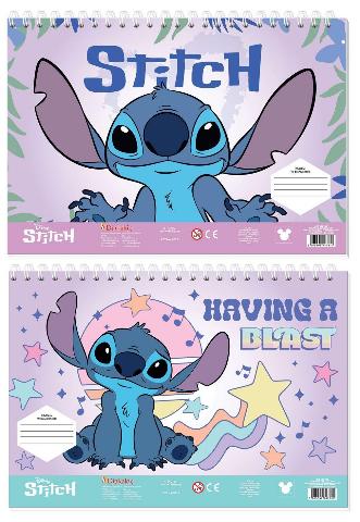ΜΠΛΟΚ ΖΩΓΡΑΦΙΚΗΣ 23Χ33 40Φ LILO & STITCH 564982