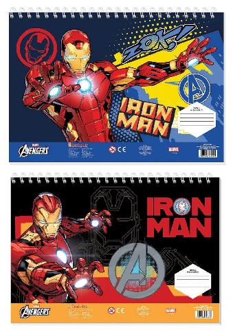 ΜΠΛΟΚ ΖΩΓΡΑΦΙΚΗΣ 23Χ33 40Φ IRON MAN 506304