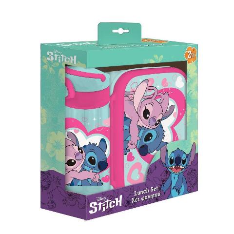 ΣΕΤ ΦΑΓΗΤΟΔΟΧΕΙΟ PP 800ML & ΠΑΓΟΥΡΙ 500ML LILO & STITCH