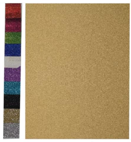 ΧΑΡΤΟΝΙ GLITTER 50X70CM ΧΡΥΣΟ COLORFIX 250GR