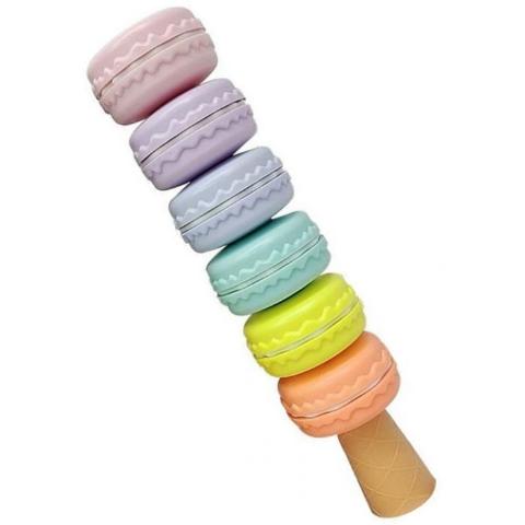 ΣΕΤ 6ΤΕΜ ΜΑΡΚΑΔΟΡΟΙ ΥΠΟΓΡΑΜΜΙΣΕΩΣ YOLO MACAROON 6 ΧΡΩΜΑΤΑ