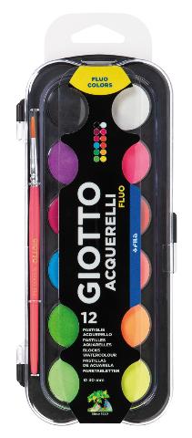 ΝΕΡΟΜΠΟΓΙΕΣ 12 ΧΡΩΜΑΤΩΝ FLUO GIOTTO
