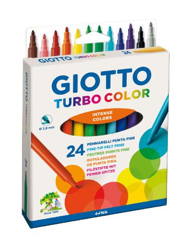 ΜΑΡΚΑΔΟΡΟΙ ΛΕΠΤΟΙ 24 ΧΡΩΜΑΤΩΝ TURBO COLOR