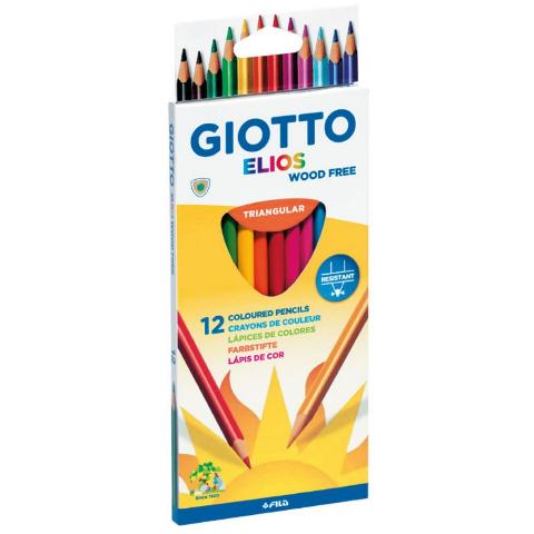 ΞΥΛΟΜΠΟΓΙΕΣ 12 ΧΡΩΜΑΤΩΝ ΤΡΙΓΩΝΙΚΗ GIOTTO ELIOS 0275800