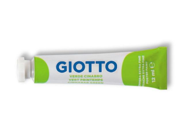 ΤΕΜΠΕΡΑ 12ML GIOTTO ΠΡΑΣΙΝΟ CINABRO N.11