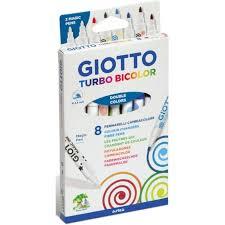 ΜΑΡΚΑΔΟΡΟΙ ΜΑΓΙΚΟΙ 7+1 ΧΡΩΜΑΤΩΝ GIOTTO TURBO BICOLOR