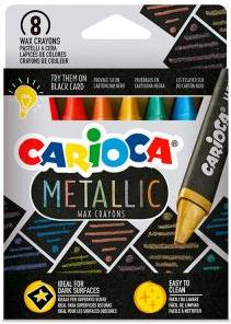 ΚΗΡΟΜΠΟΓΙΕΣ 8 ΧΡΩΜΑΤΩΝ ΜΕΤΑΛΛΙΚΑ CARIOCA 36103