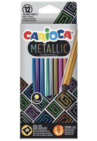 ΞΥΛΟΜΠΟΓΙΕΣ 12 ΧΡΩΜΑΤΩΝ CARIOCA METALLIC