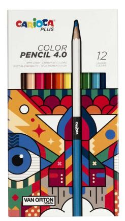 ΞΥΛΟΜΠΟΓΙΕΣ 12 ΧΡΩΜΑΤΩΝ CARIOCA PLUS 42814
