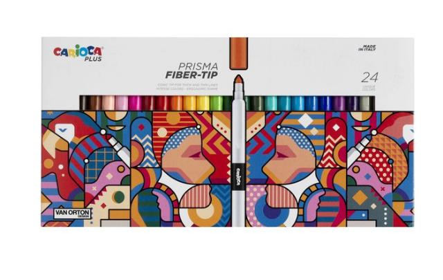 ΜΑΡΚΑΔΟΡΟΙ ΖΩΓΡΑΦΙΚΗΣ 24 ΧΡΩΜΑΤΩΝ CARIOCA PRISMA 42793