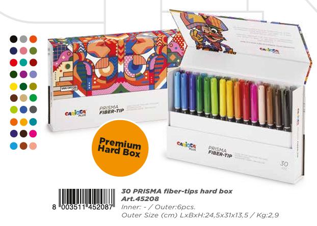 ΜΑΡΚΑΔΟΡΟΣ 30 ΧΡΩΜΑΤΩΝ CARIOCA PRISMA PLUS 42758