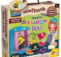 MONTESSORI BABY WOOD MAGNETIC FASHION DOLL