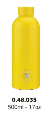 ΘΕΡΜΟΣ 500ML YOU BOTTLE PASTEL LEMON YB-5037