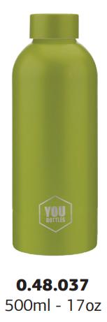 ΘΕΡΜΟΣ 500ML YOU BOTTLE PASTEL LEAF YB-5039