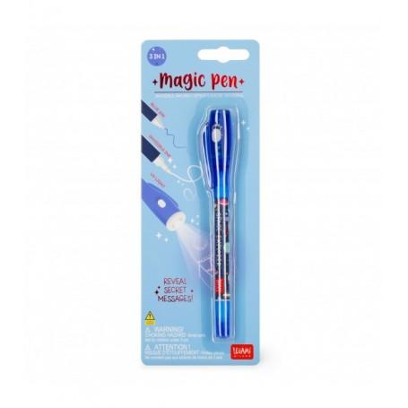 ΣΤΥΛΟ ΜΕ ΑΟΡΑΤΗ ΜΕΛΑΝΙ LEGAMI INVISIBLE INK PEN MAGIC PEN ΜΠΛΕ - MINKIT2