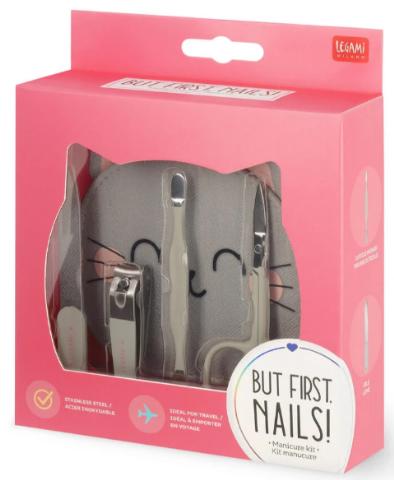 LEGAMI BUT FIRST, NAILS! - MANICURE SET - KITTY