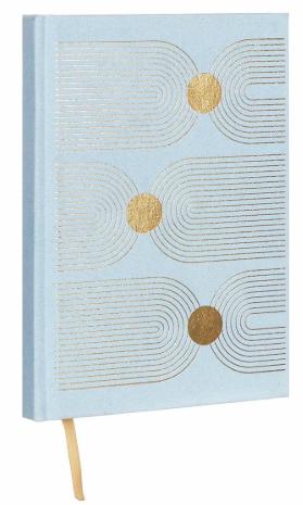 DESIGNWORKS JB58-1012 HARD COVER SUEDE CLOTH JOURNAL W/POCKET