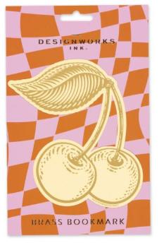 ΜΕΤΑΛΛΙΚΟΣ ΣΕΛΙΔΟΔΕΙΚΤΗΣ DBM-1019EU BRASS BOOKMARK - CHERRIES