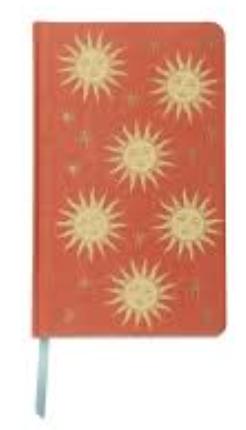 DESIGNWORKS JB85-2222EU CELESTIAL BOOKCLOTH JOURNAL - TERRACOTTA